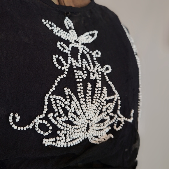 Gorgeous antique edwardian 1910s 1920s blouse! - Picture 7 of 9